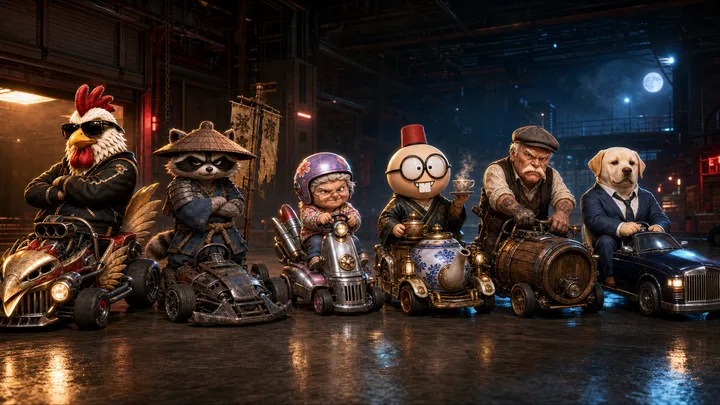 The eccentric REKT Rally driver roster